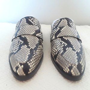 Banana Republic Snake Print Loafer Slide